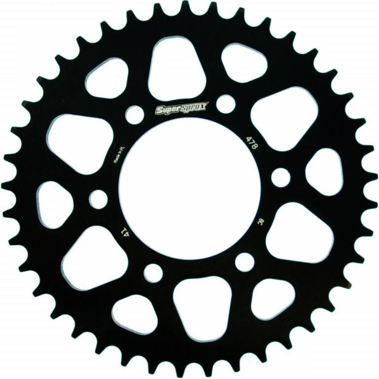Rear ALU sprocket SUPERSPROX RAL-478:41-BLK Crni 41T, 520