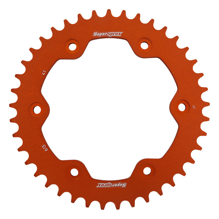 Rear ALU sprocket SUPERSPROX RAL-613:41-ORG orange 41T, 525
