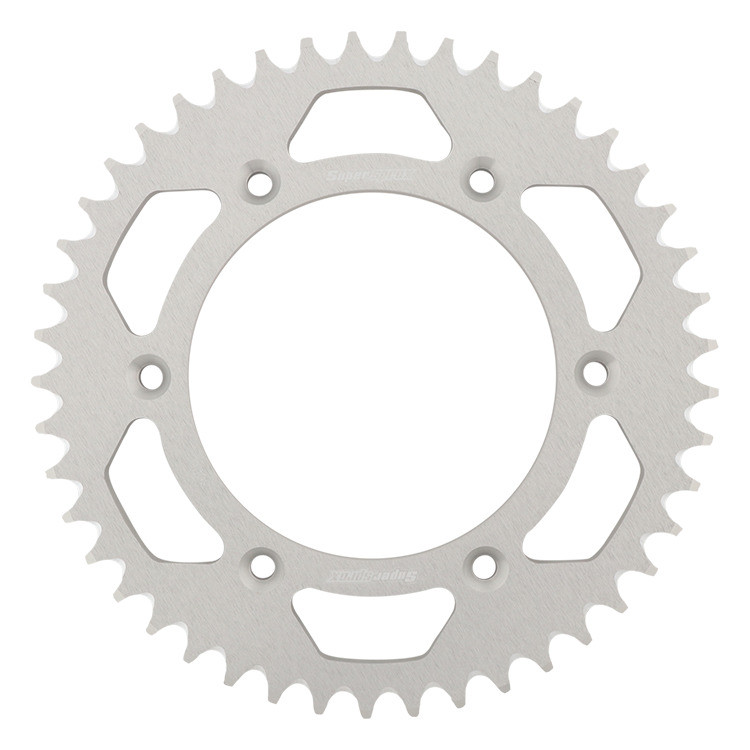 Rear ALU sprocket SUPERSPROX RAL-8000:45-SLV silver 45T, 520