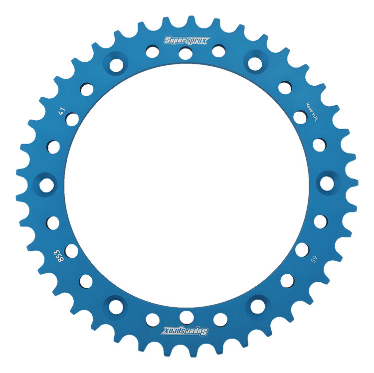 Rear ALU sprocket SUPERSPROX RAL-853:41-BLU plavi 41T, 520