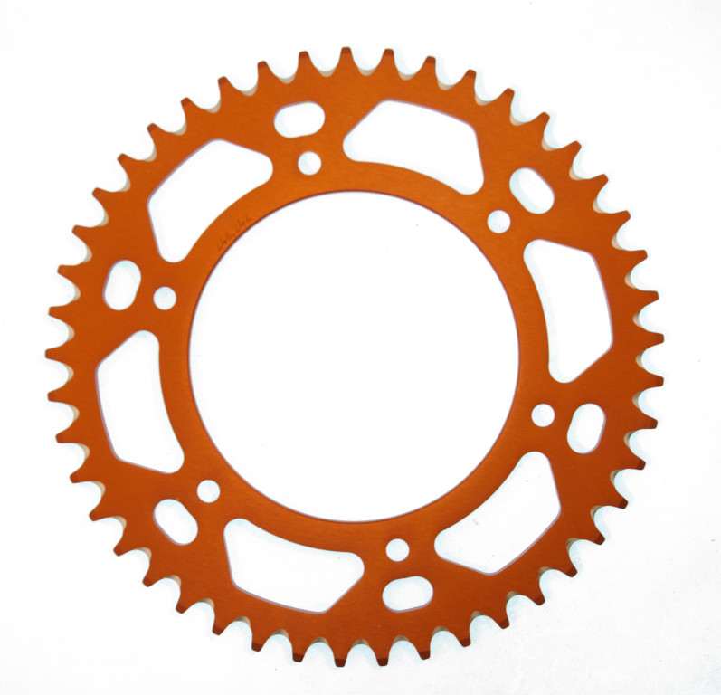 Rear ALU sprocket SUPERSPROX RAL-990:45-ORG orange 45T, 520