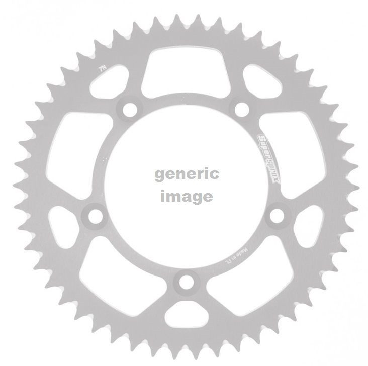 Rear ALU sprocket SUPERSPROX RAL-7098:43-BLK Crni 43T, 530