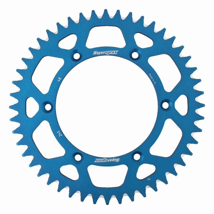Rear ALU sprocket SUPERSPROX RAL-245:48-BLU plavi 48T, 520