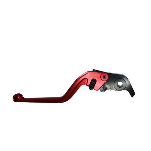 Clutch Lever ACCOSSATO ESH011 fixed CNC-worked aluminium, red