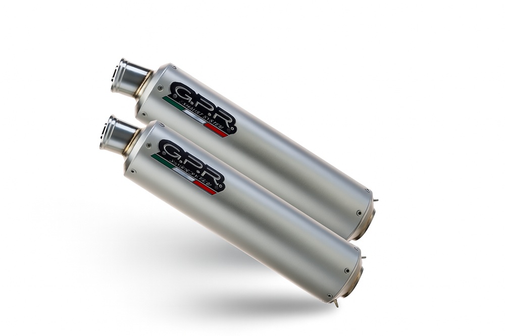 Mid-full system exhaust GPR INOX ROUND CO.D.60.IT Brushed Stainless steel
