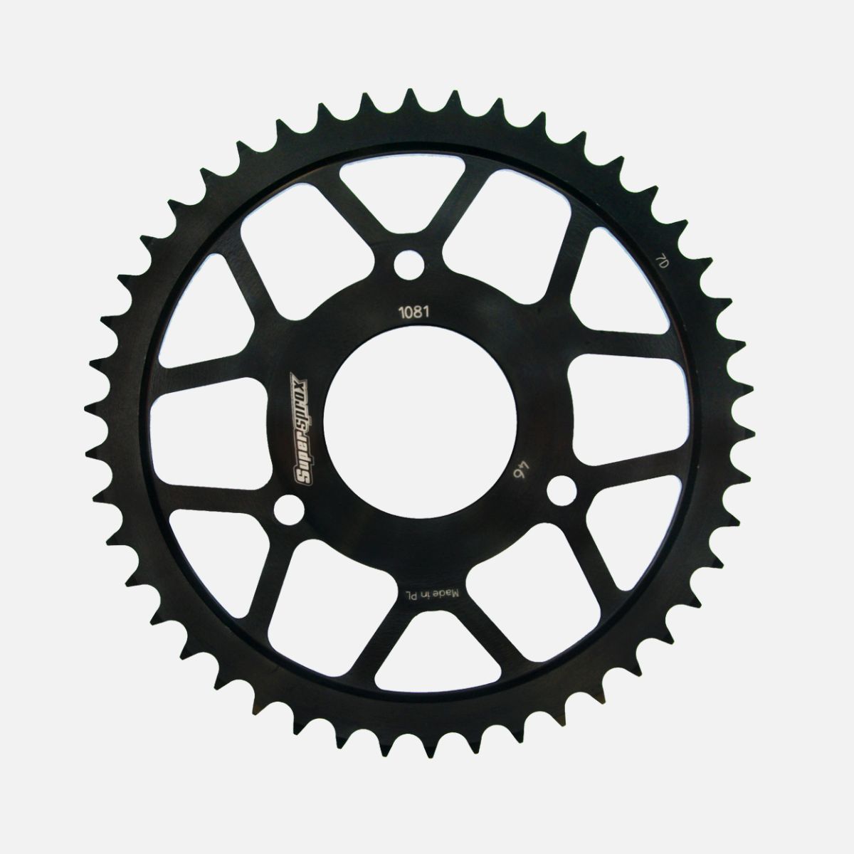 Lančenik zadnji SUPERSPROX RFE-1081:46-BLK Crni 46T, 428