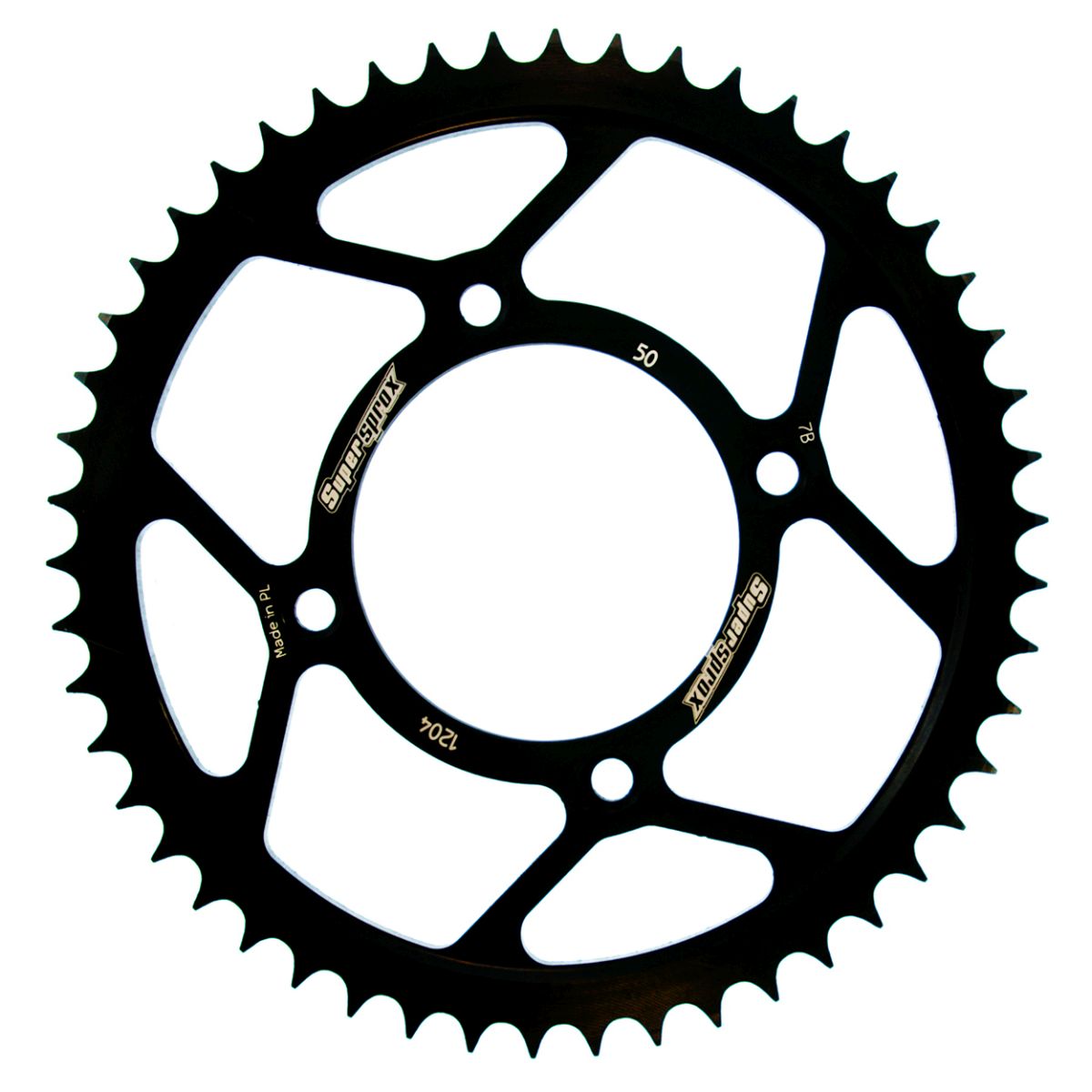 Lančenik zadnji SUPERSPROX RFE-1204:50-BLK Crni 50T, 428