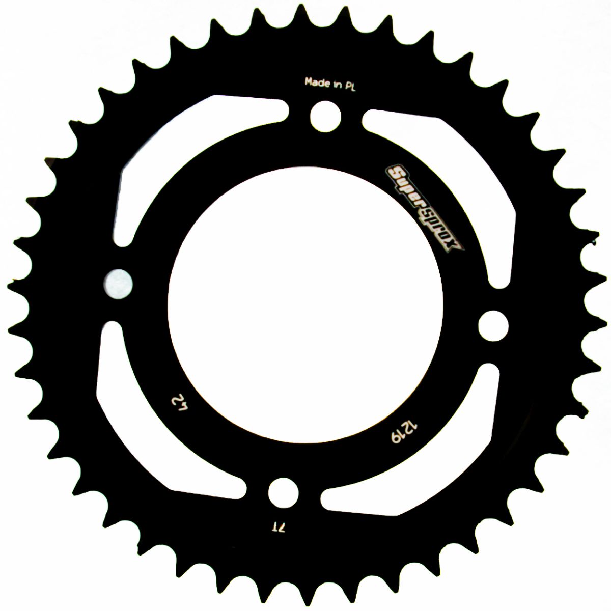 Lančenik zadnji SUPERSPROX RFE-1219:42-BLK Crni 42T, 428
