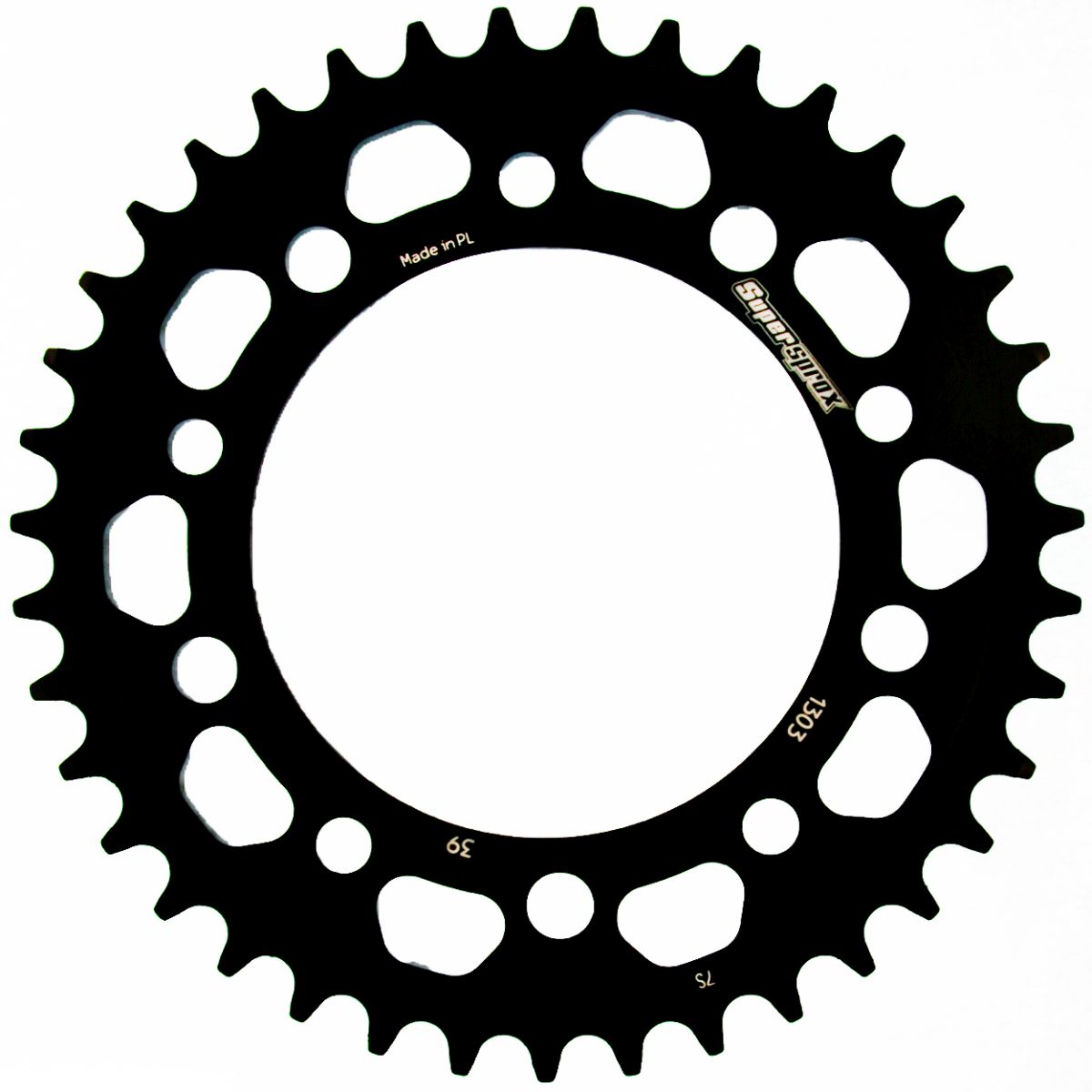 Lančenik zadnji SUPERSPROX RFE-1303:39-BLK Crni 39T, 520