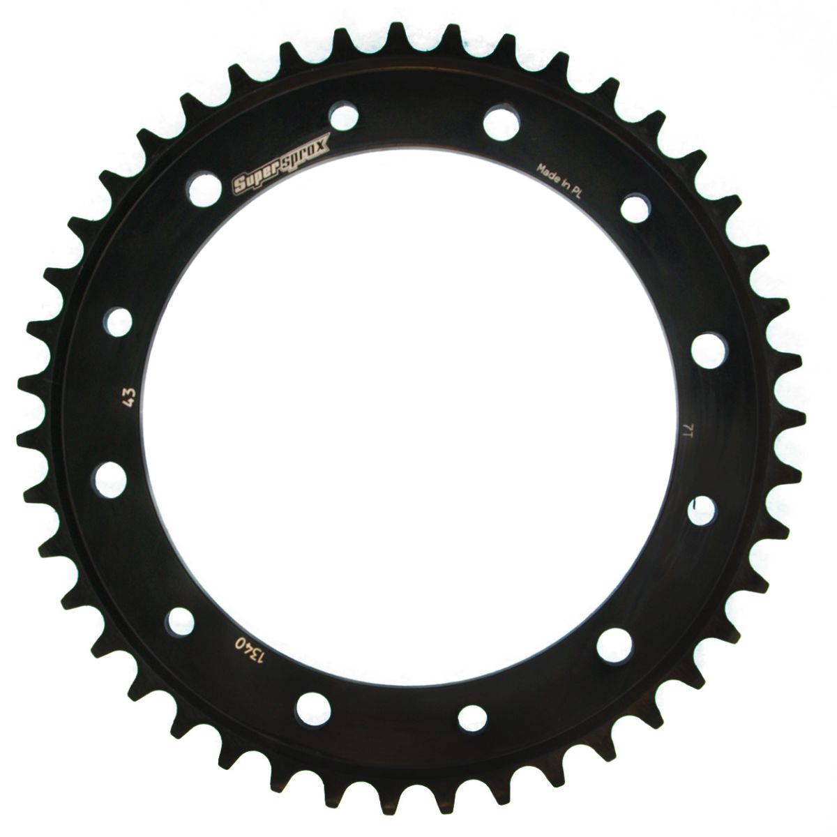 Lančenik zadnji SUPERSPROX RFE-1340:43-BLK Crni 43T, 530