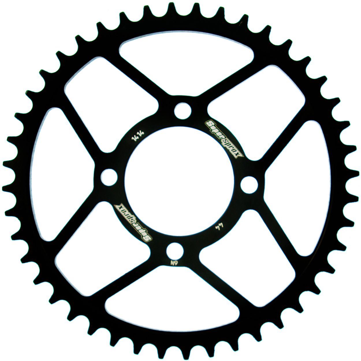 Lančenik zadnji SUPERSPROX RFE-1414:44-BLK Crni 44T, 520