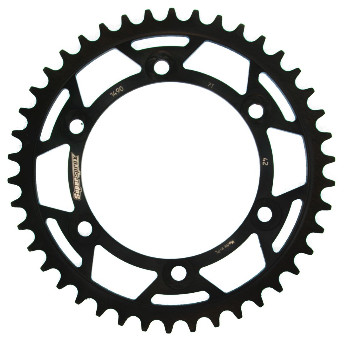 Lančenik zadnji SUPERSPROX RFE-1490:42-BLK Crni 42T, 520