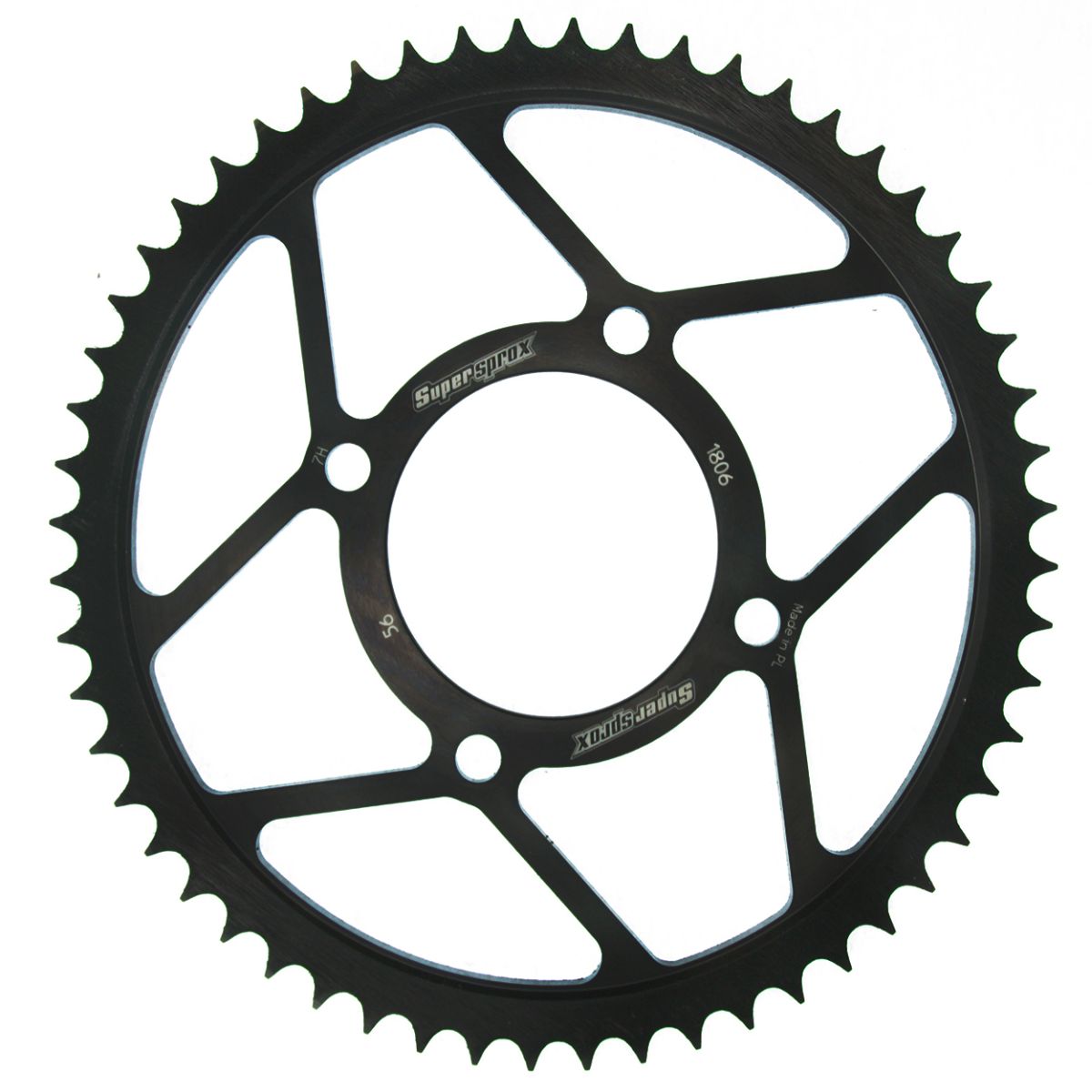 Lančenik zadnji SUPERSPROX RFE-1806:56-BLK Crni 56T, 428