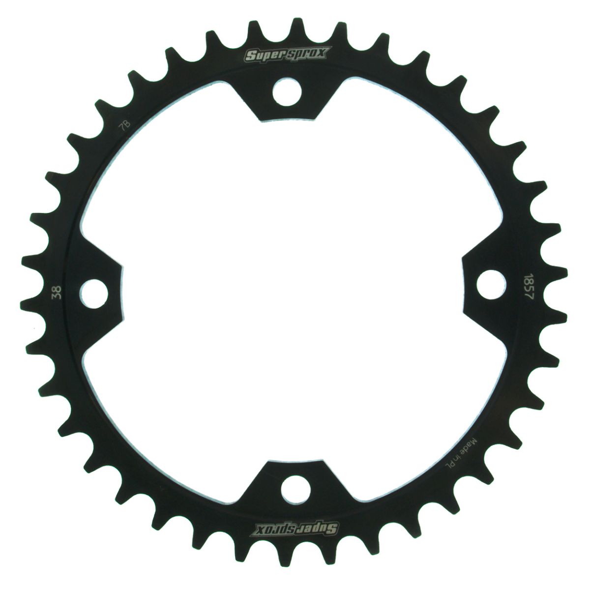 Lančenik zadnji SUPERSPROX RFE-1857:38-BLK Crni 38T, 520