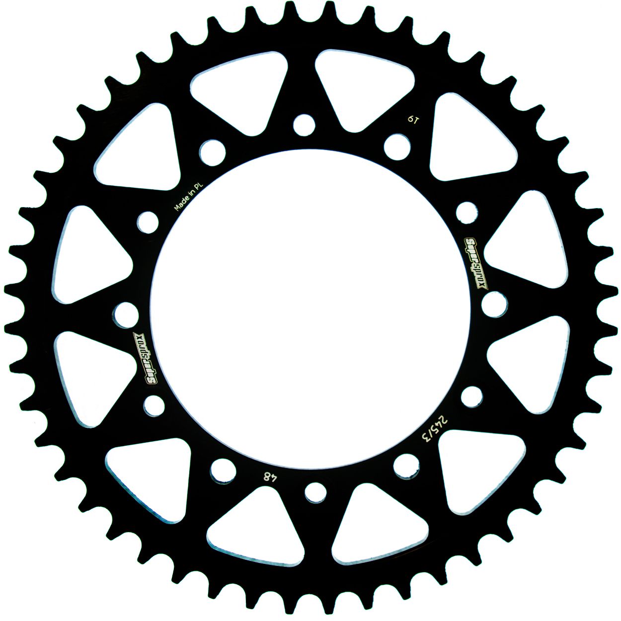Lančenik zadnji SUPERSPROX RFE-245/3:48-BLK Crni 48T, 520