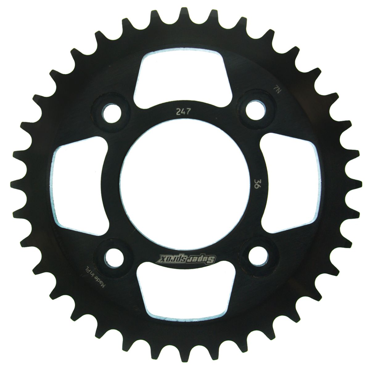 Lančenik zadnji SUPERSPROX RFE-247:36-BLK Crni 36T, 520