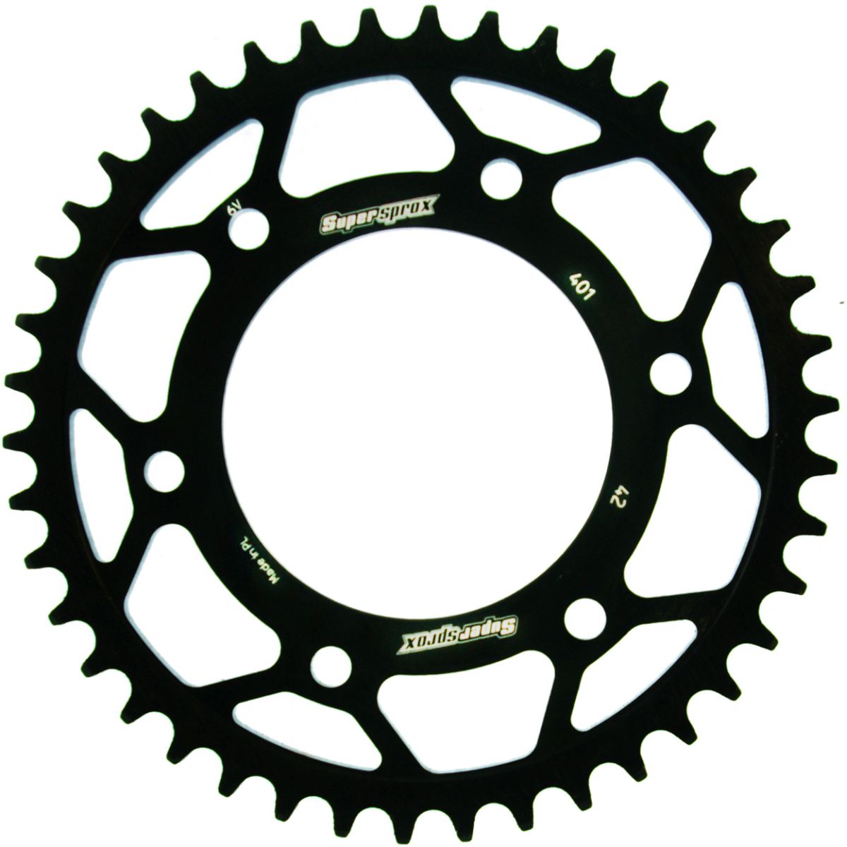 Lančenik zadnji SUPERSPROX RFE-401:42-BLK Crni 42T, 520