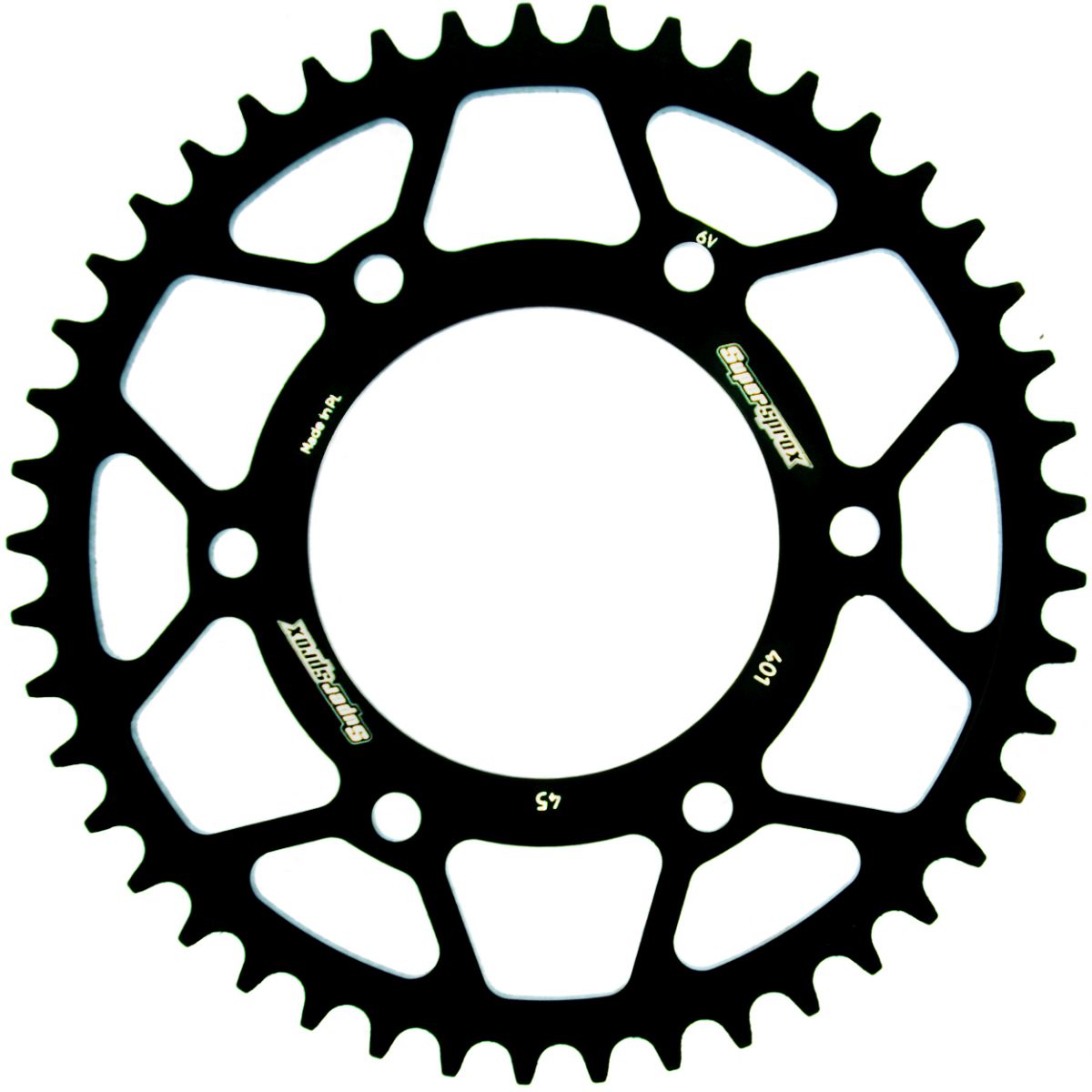 Lančenik zadnji SUPERSPROX RFE-401:45-BLK Crni 45T, 520