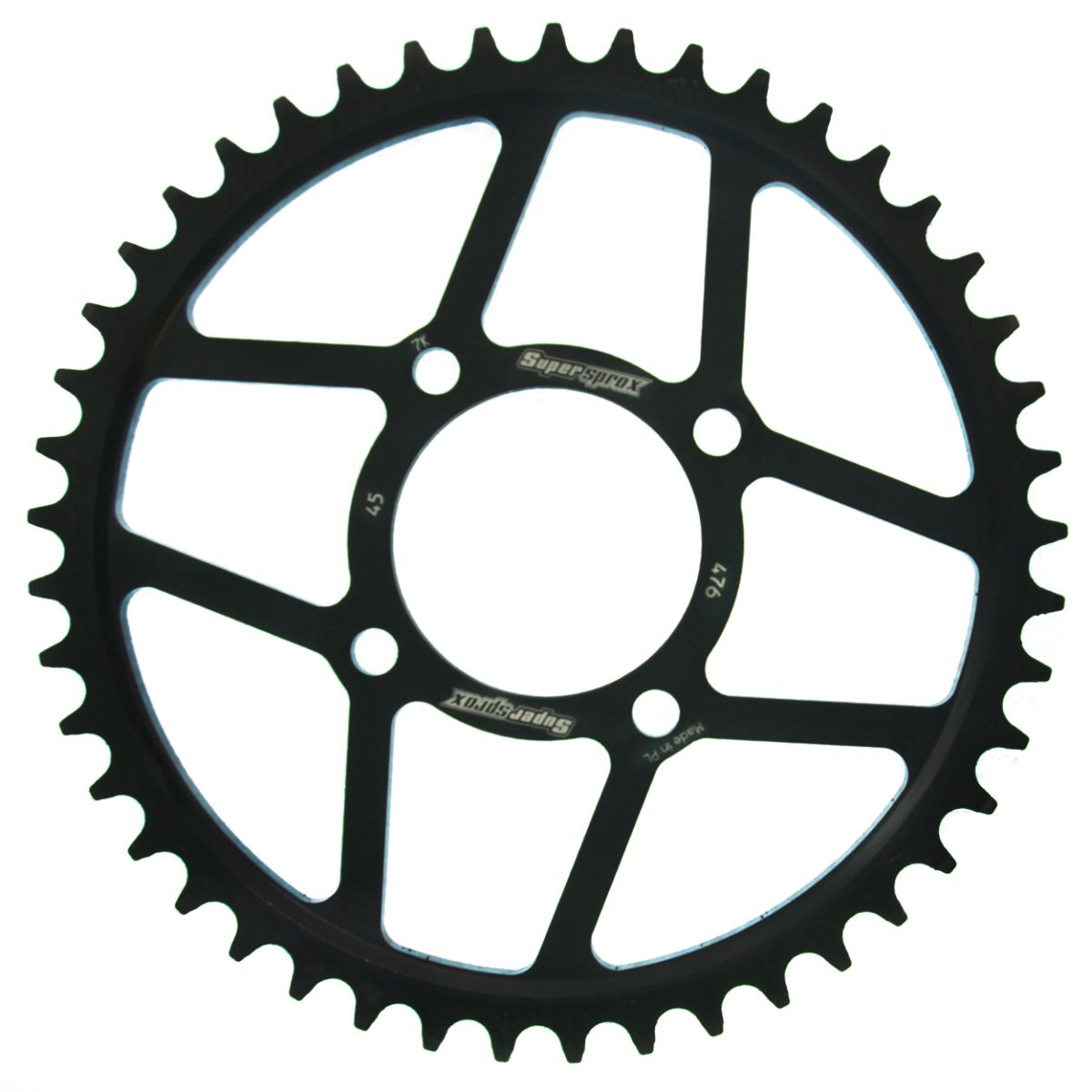Lančenik zadnji SUPERSPROX RFE-476:45-BLK Crni 45T, 530