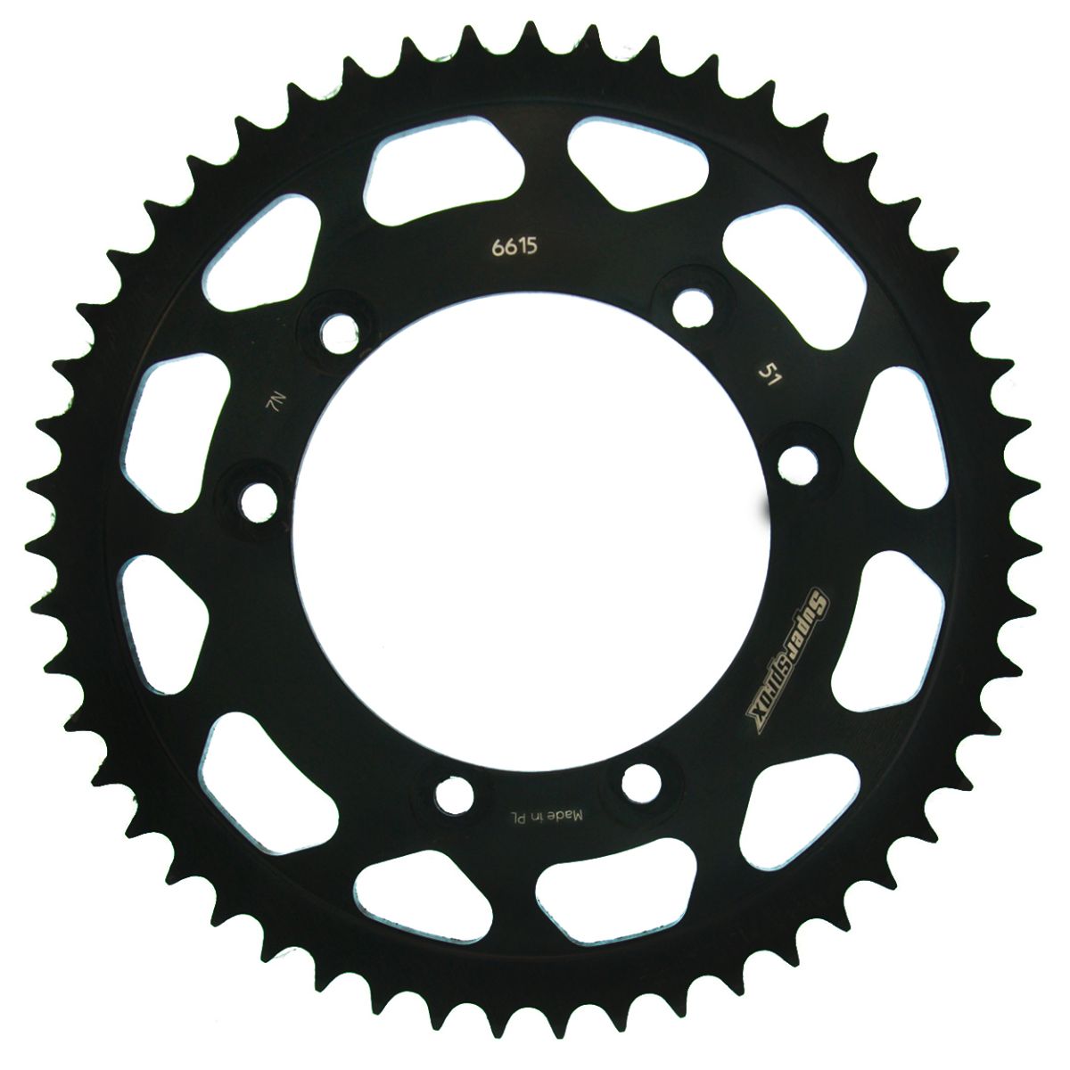 Lančenik zadnji SUPERSPROX RFE-6615:51-BLK Crni 51T, 420
