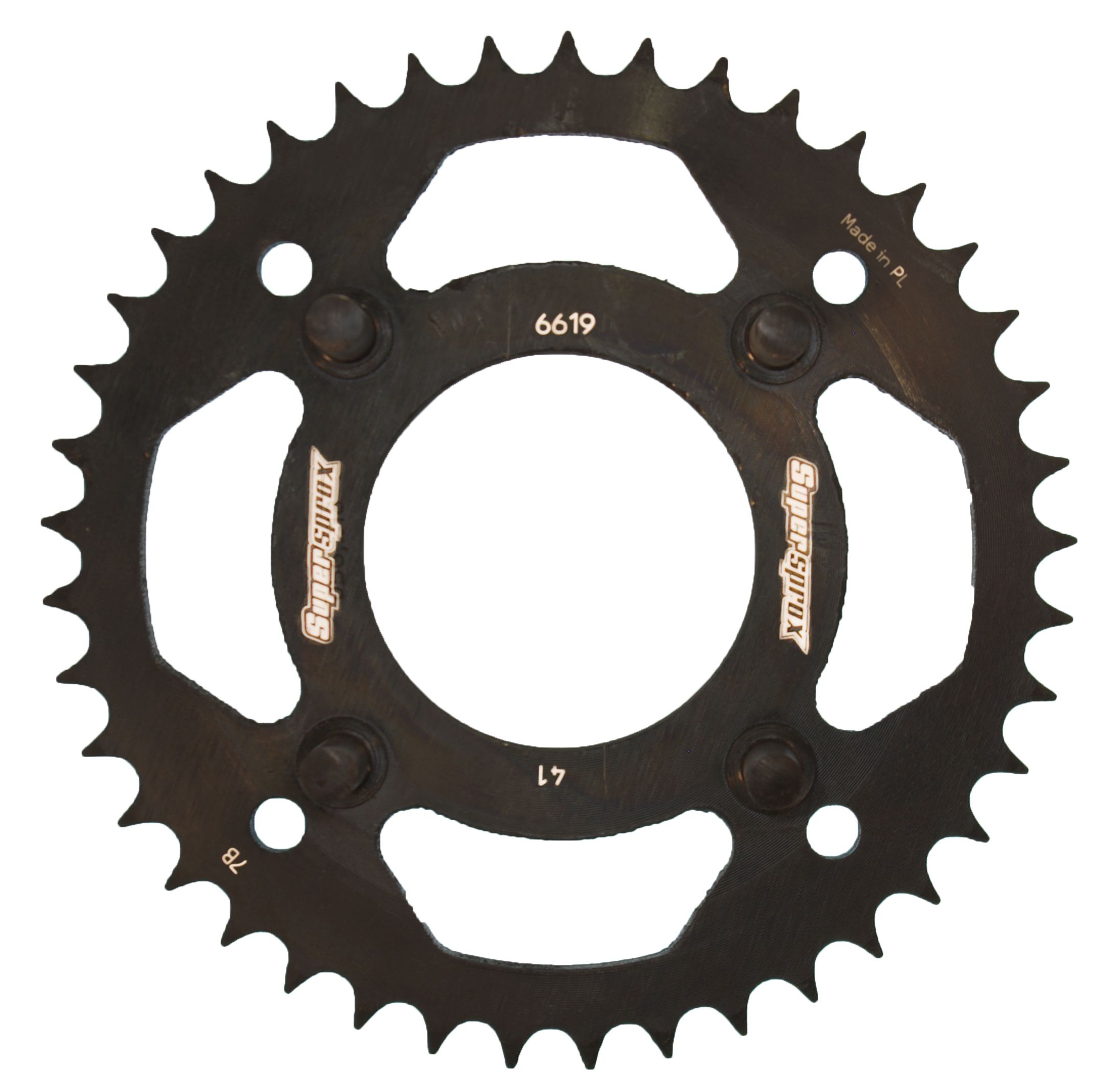 Lančenik zadnji SUPERSPROX RFE-6619:41-BLK Crni 41T, 428