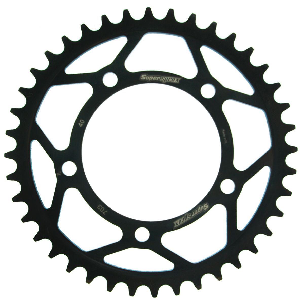 Lančenik zadnji SUPERSPROX RFE-703:40-BLK Crni 40T, 520