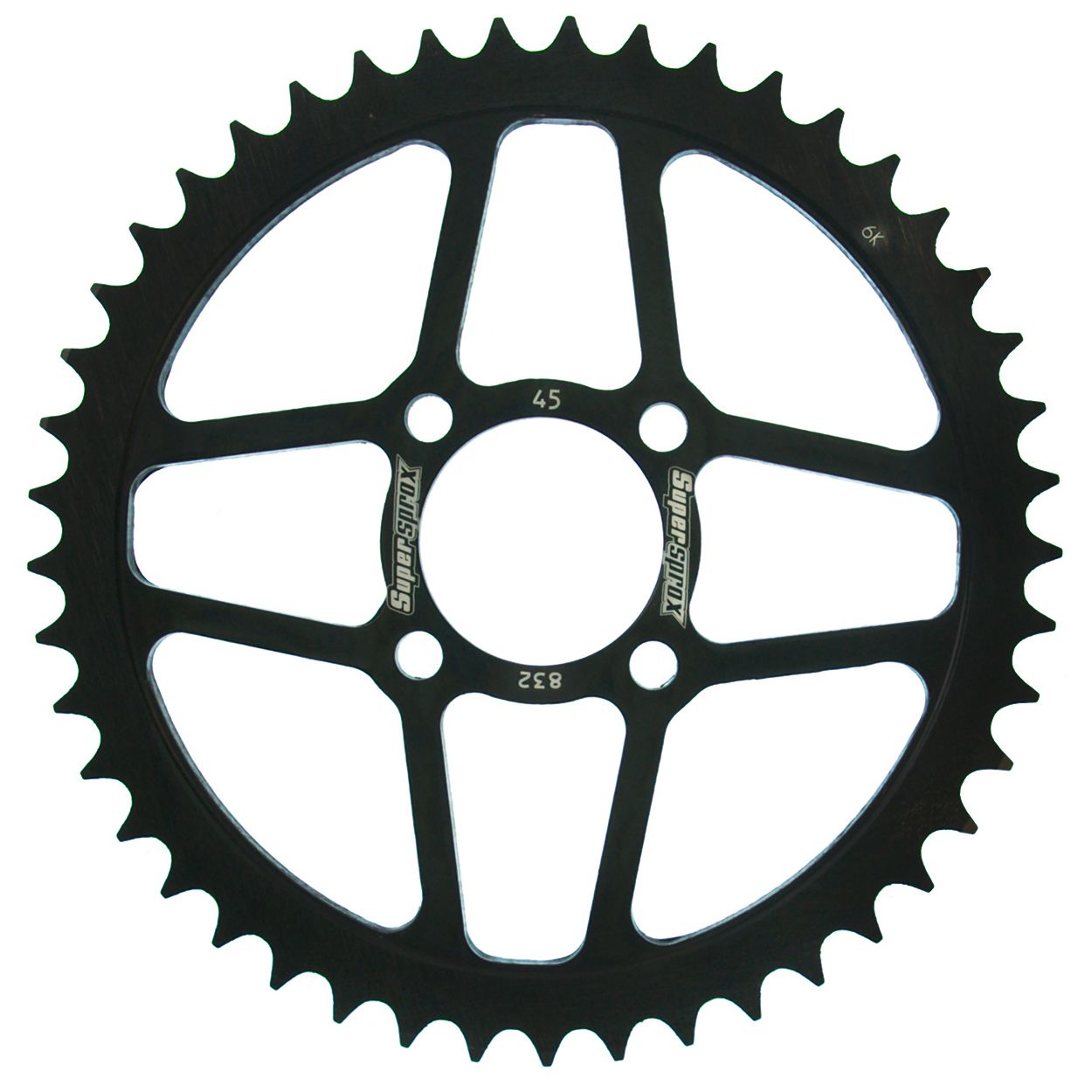 Lančenik zadnji SUPERSPROX RFE-832:45-BLK Crni 45T, 420