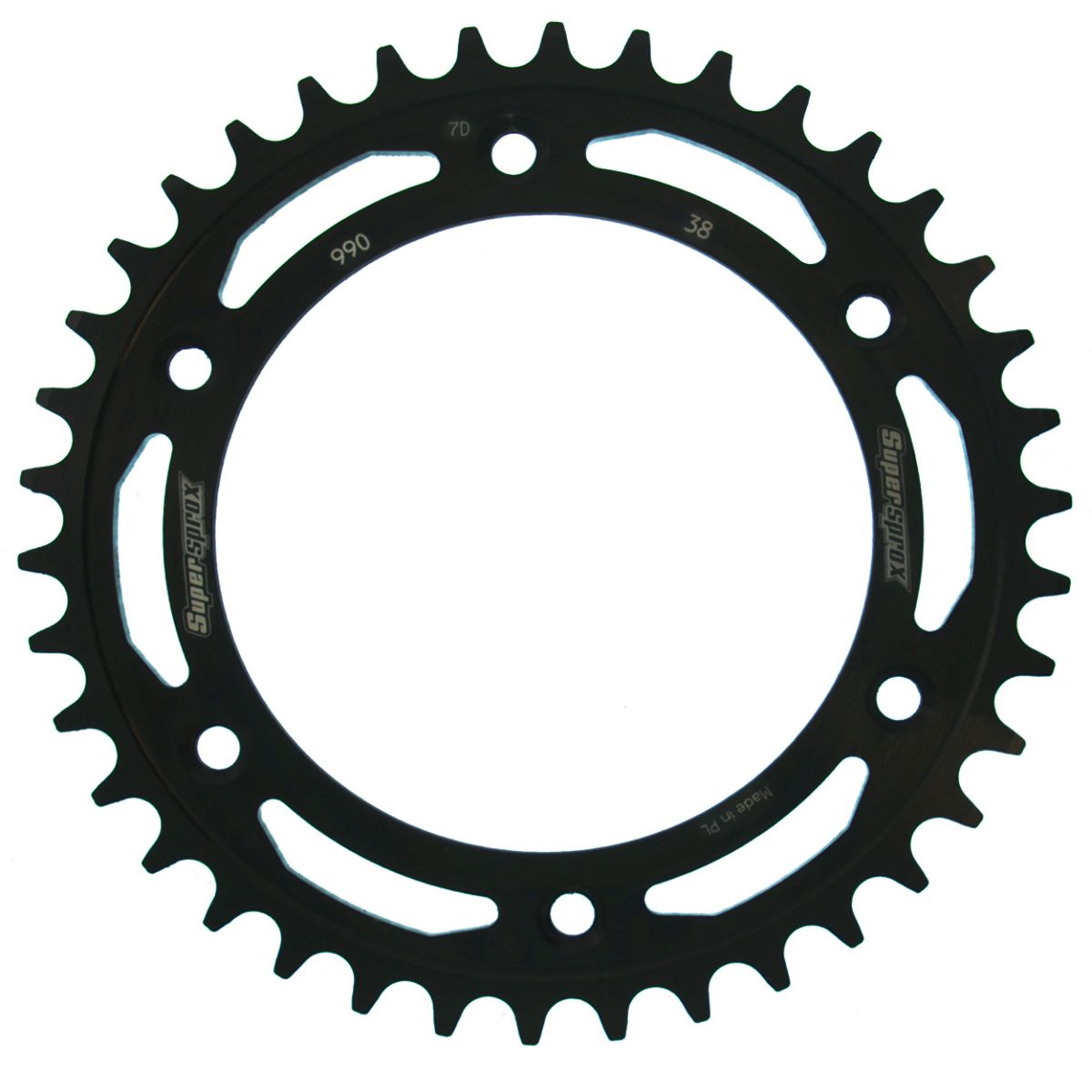 Lančenik zadnji SUPERSPROX RFE-990:38-BLK Crni 38T, 520