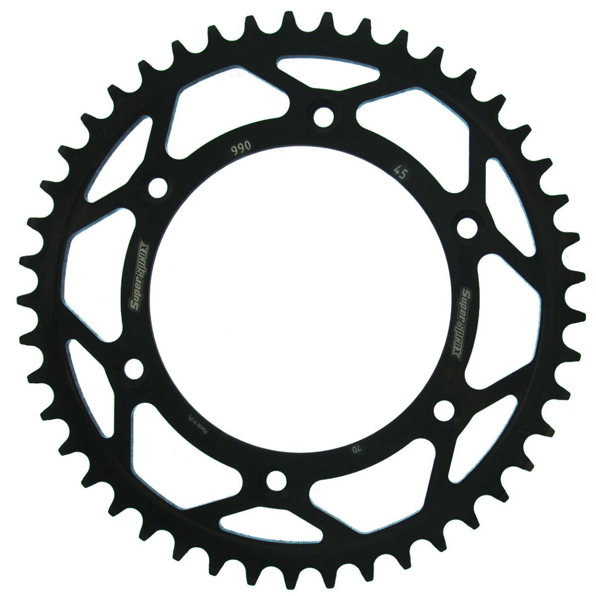 Lančenik zadnji SUPERSPROX RFE-990:45-BLK Crni 45T, 520