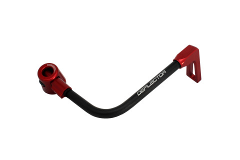 Lever guard ACCOSSATO DE001 with black hose and joint right, aluminium