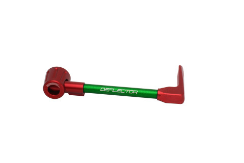 Lever guard ACCOSSATO DE001 with green hose and joint right, aluminium