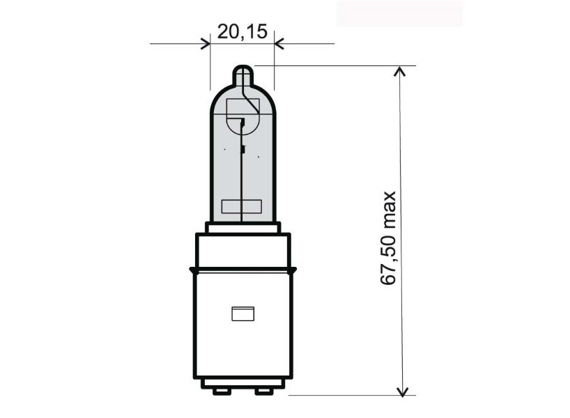 Lamp RMS 246510355 BA20D 12V 35W