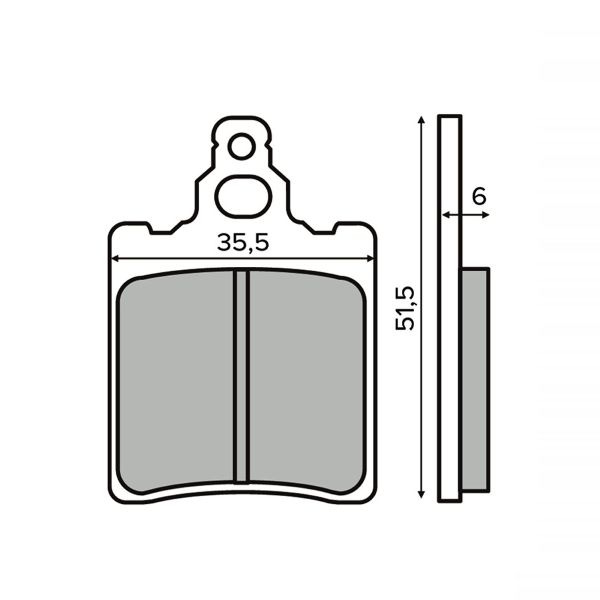 Disk pločice RMS 225103610 not homologated