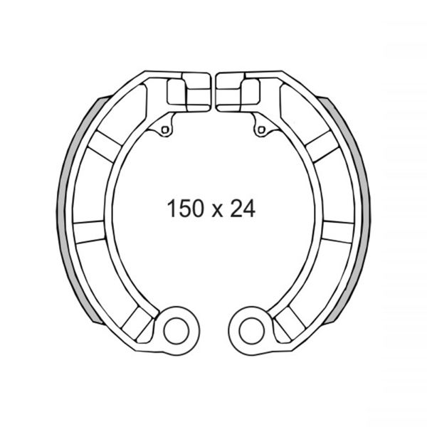 Čeljusti kočnica (pakne) RMS 225120572 rear