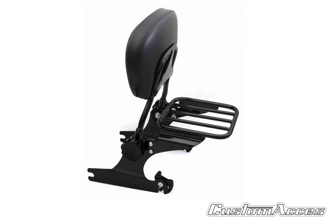 Sissybar plane CUSTOMACCES LUXUS SPORTSTER RSD002N Crni