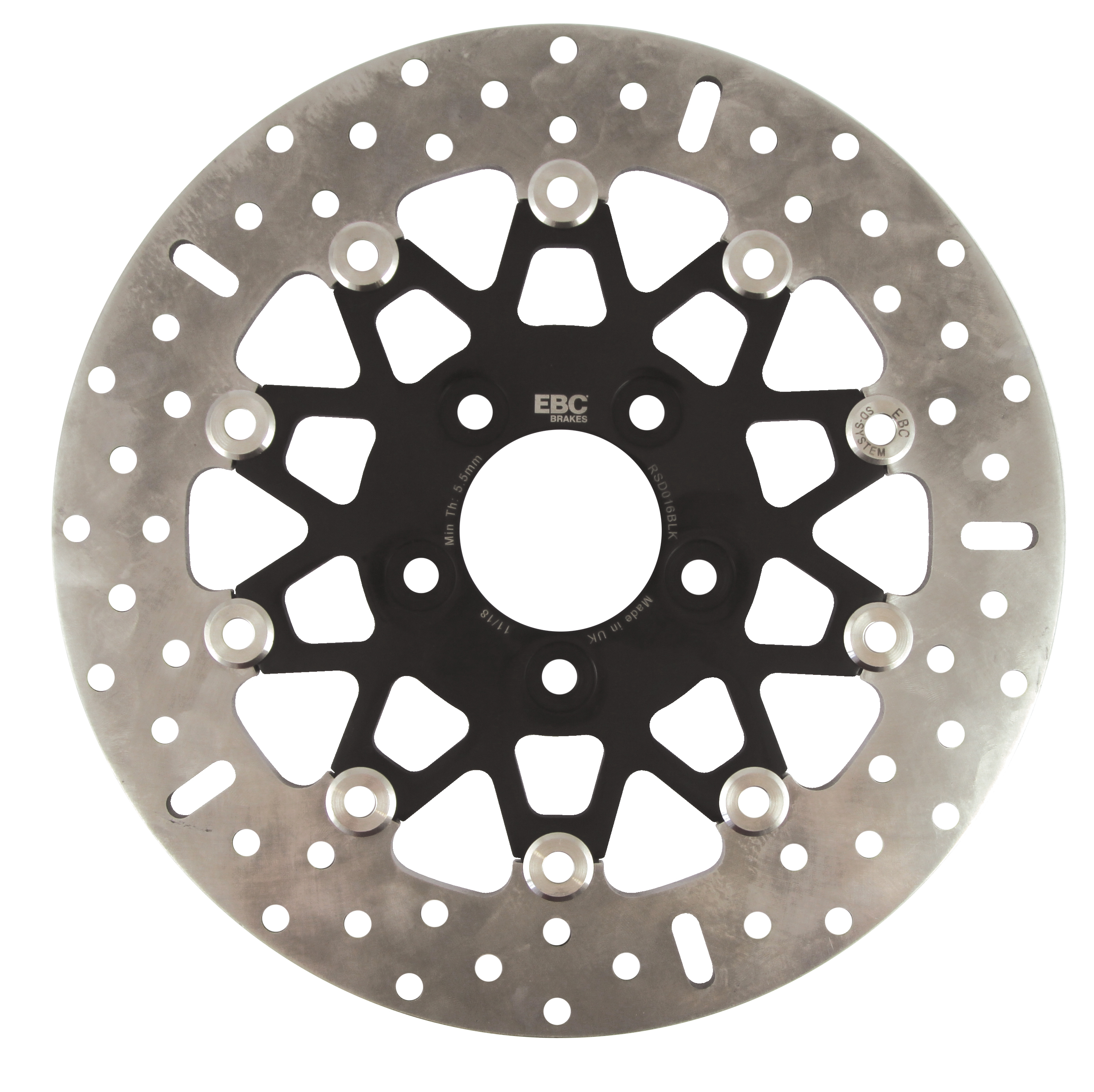 Kočiona disk EBC RSD016BLK Black chrome