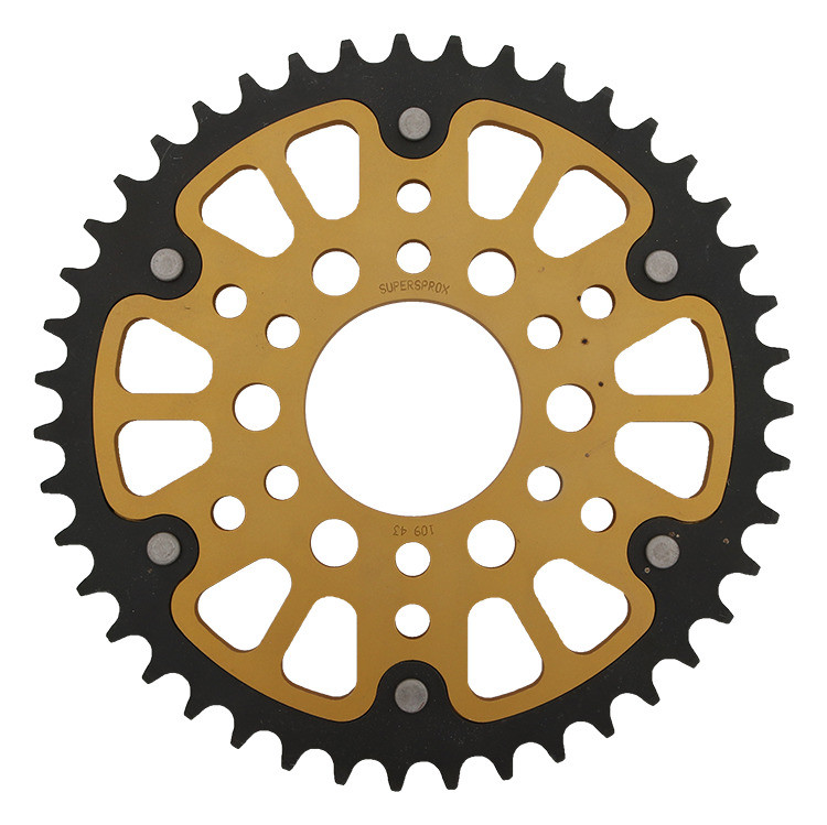Lančenik zadnji SUPERSPROX STEALTH RST-109:43-GLD zlato 43T, 520
