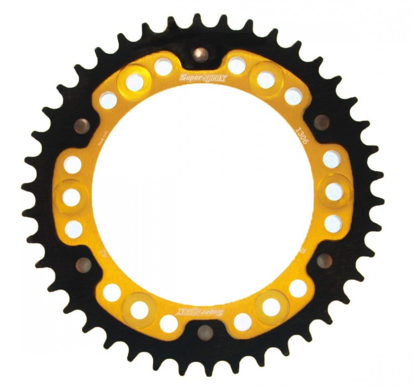 Rear sprocket SUPERSPROX STEALTH RST-1306:42-GLD zlato 42T, 530