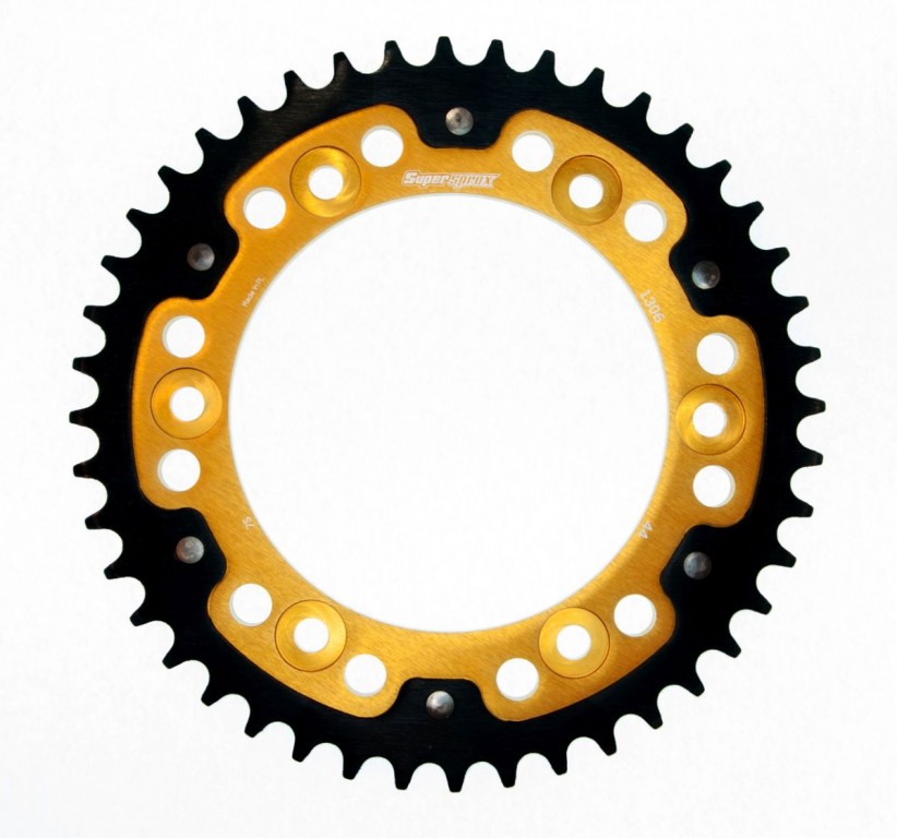 Rear sprocket SUPERSPROX STEALTH RST-1306:44-GLD zlato 44T, 530