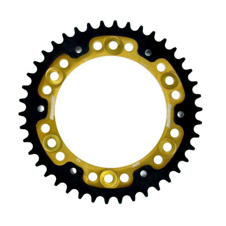 Rear sprocket SUPERSPROX STEALTH RST-1307:42-GLD zlato 42T, 525