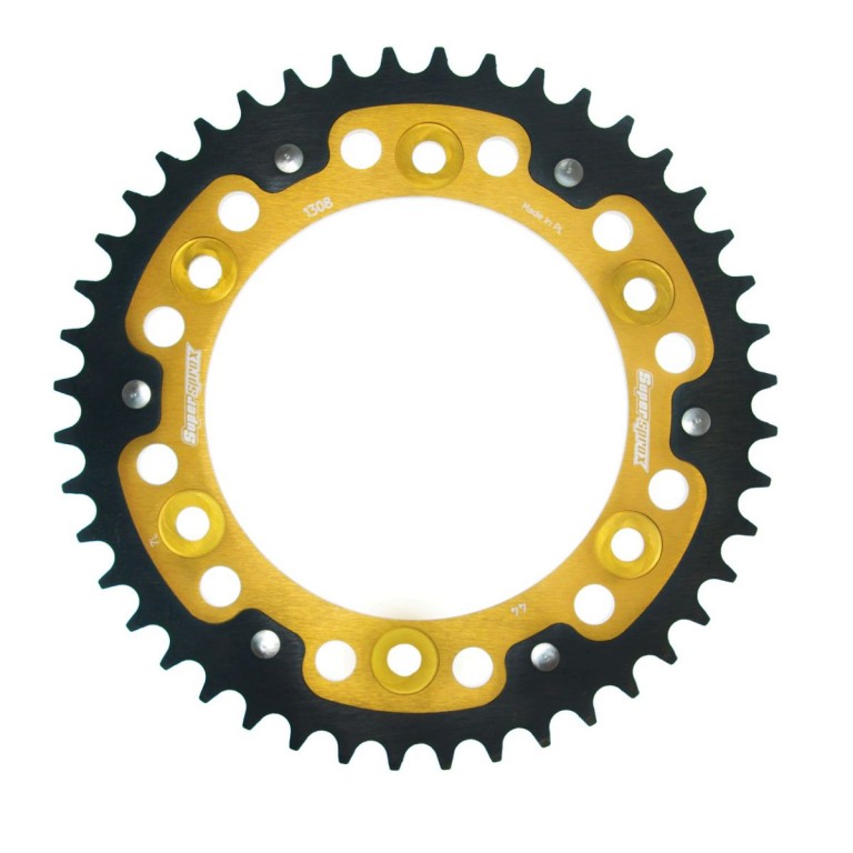 Rear sprocket SUPERSPROX STEALTH RST-1308:44-GLD zlato 44T, 520