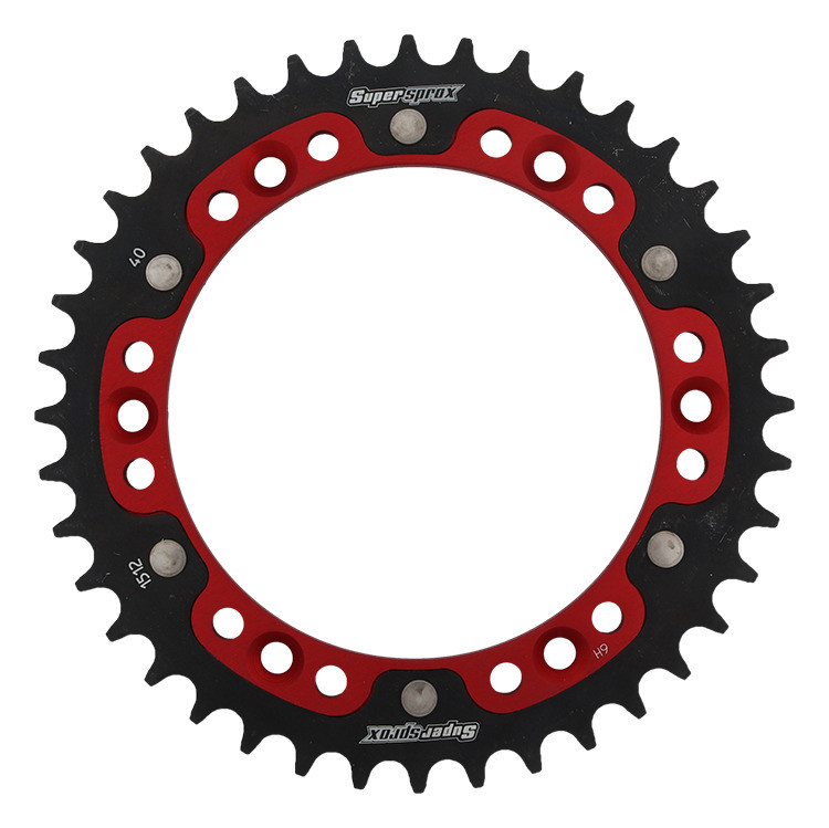 Lančenik zadnji SUPERSPROX STEALTH RST-1512:40-RED crven 40T, 520
