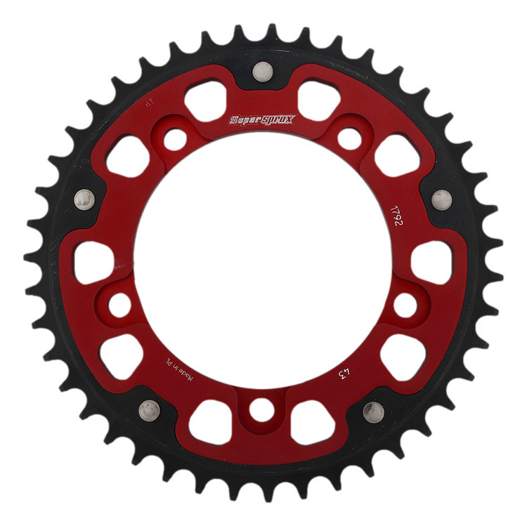 Lančenik zadnji SUPERSPROX STEALTH RST-1792:43-RED crven 43T, 525