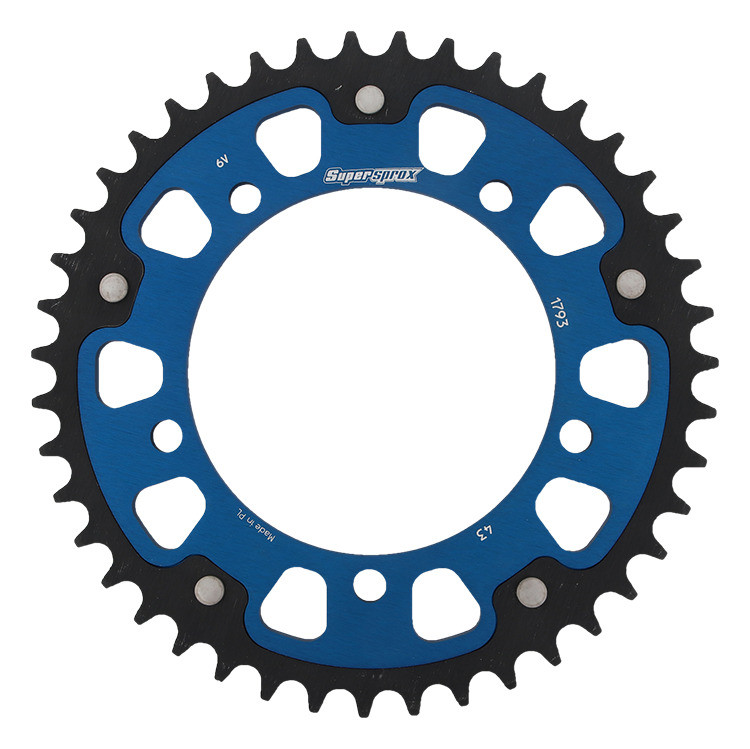 Lančenik zadnji SUPERSPROX STEALTH RST-1793:43-BLU plavi 43T, 520
