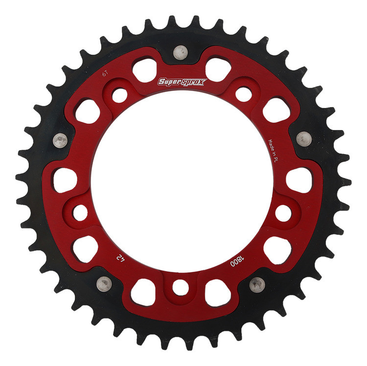 Lančenik zadnji SUPERSPROX STEALTH RST-1800:42-RED crven 42T, 530