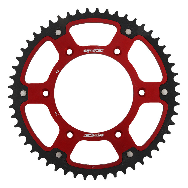 Lančenik zadnji SUPERSPROX STEALTH RST-210:53-RED crven 53T, 520