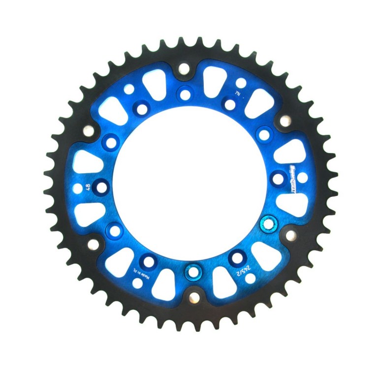 Rear sprocket SUPERSPROX STEALTH RST-245/2:48-BLU plavi 48T, 520