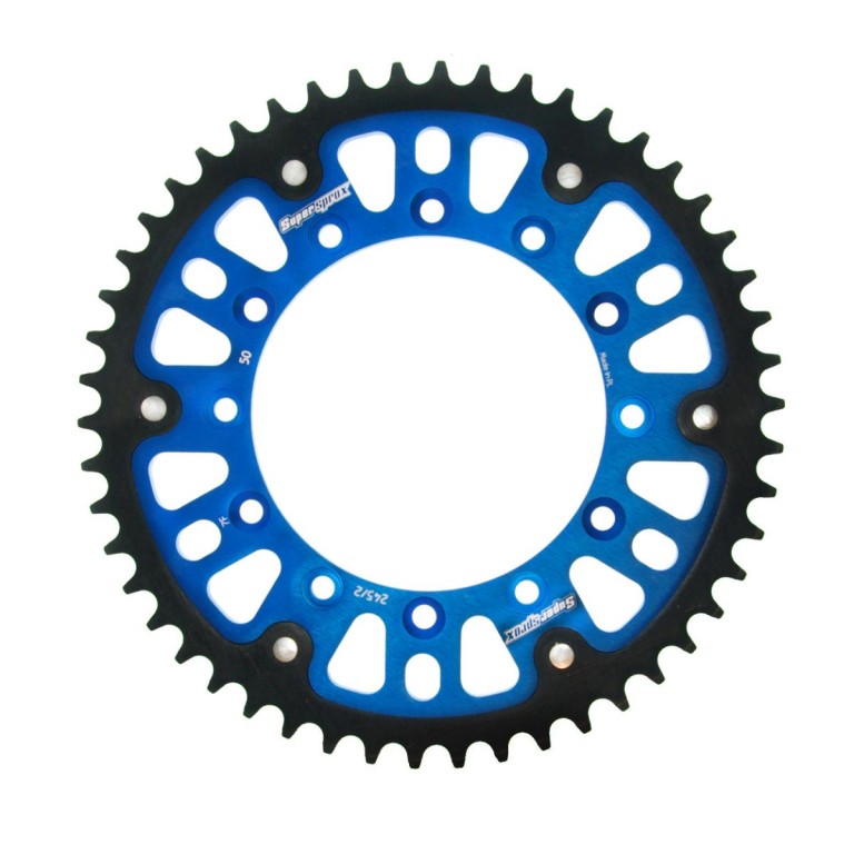 Rear sprocket SUPERSPROX STEALTH RST-245/2:50-BLU plavi 50T, 520