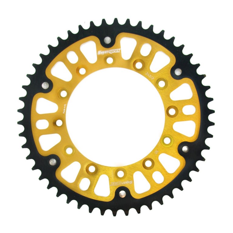 Rear sprocket SUPERSPROX STEALTH RST-245/2:50-GLD zlato 50T, 520