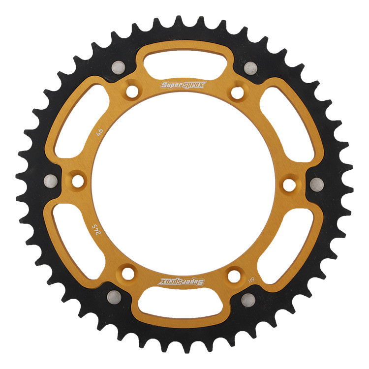 Lančenik zadnji SUPERSPROX STEALTH RST-245:46-GLD zlato 46T, 520